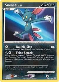 Pokemon Sneasel 100/130 Diamond & Pearl