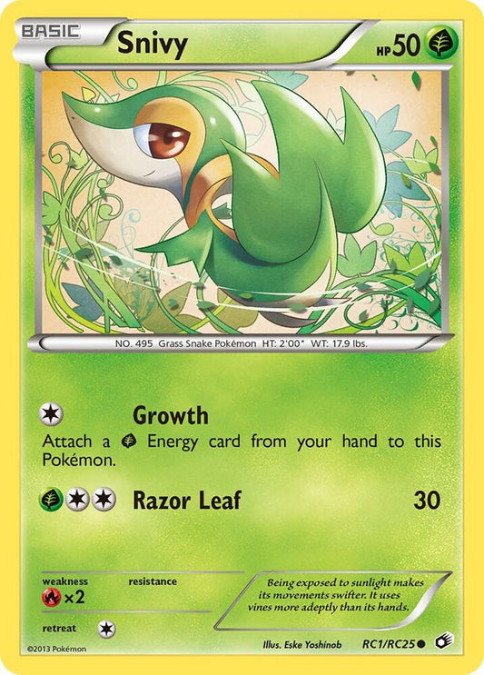 Pokemon Snivy RC1/RC25 Legendary Treasures