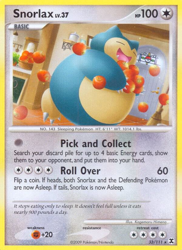 Pokemon Snorlax 33/111 Rising Rivals