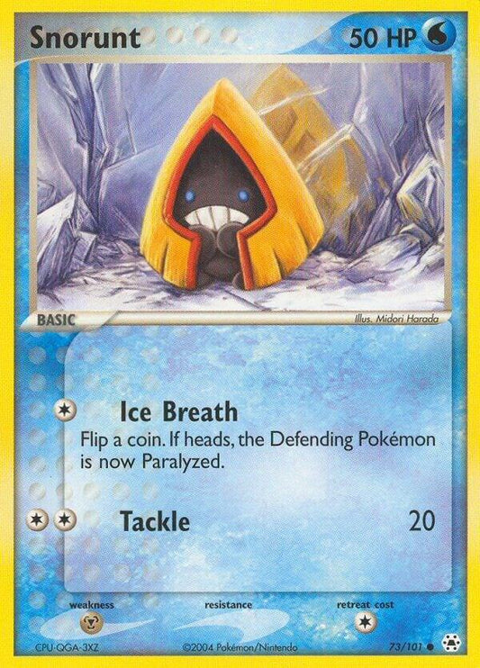 Pokemon Snorunt 73/101 Hidden Legends