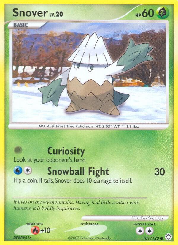 Pokemon Snover 101/123 Mysterious Treasures