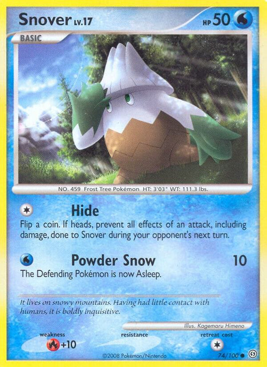 Pokemon Snover 74/100 Stormfront