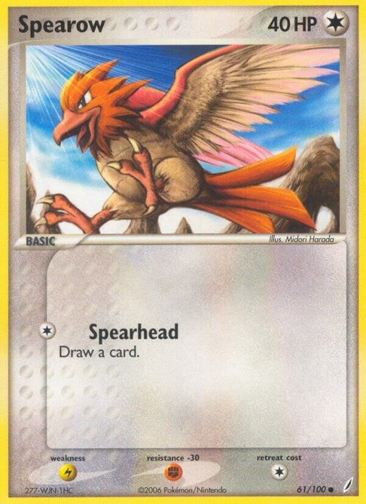 Pokemon Spearow 61/100 Crystal Guardians