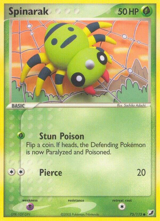 Pokemon Spinarak 75/115 Unseen Forces
