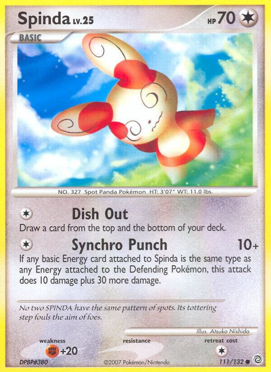 Pokemon Spinda 111/132 Secret Wonders