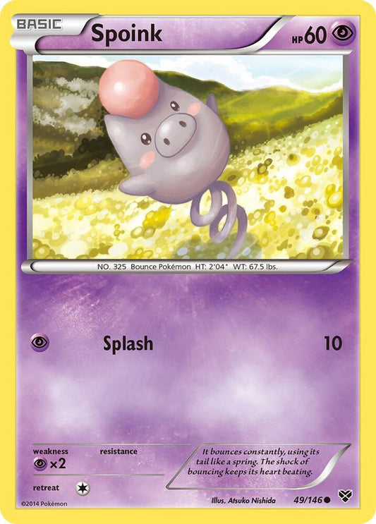 Pokemon Spoink 49/146 XY