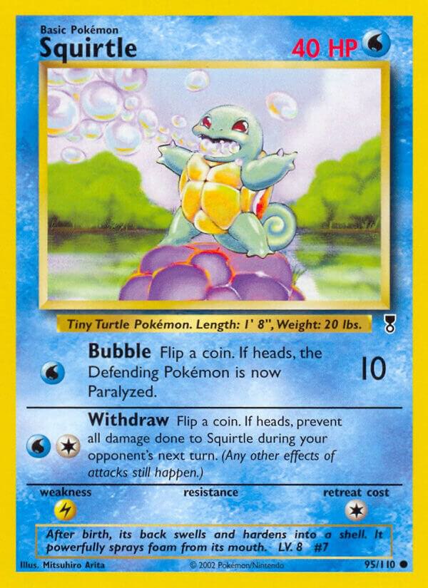Pokemon Squirtle 95/110 Legendary Collection