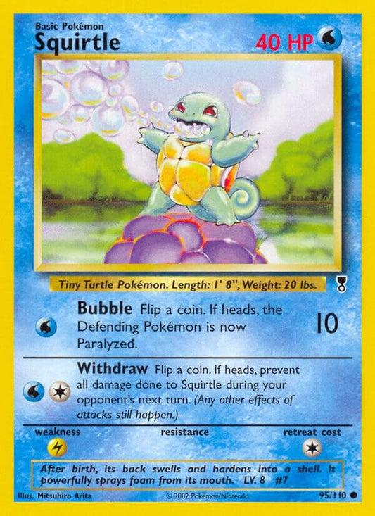 Pokemon Squirtle 95/110 Legendary Collection