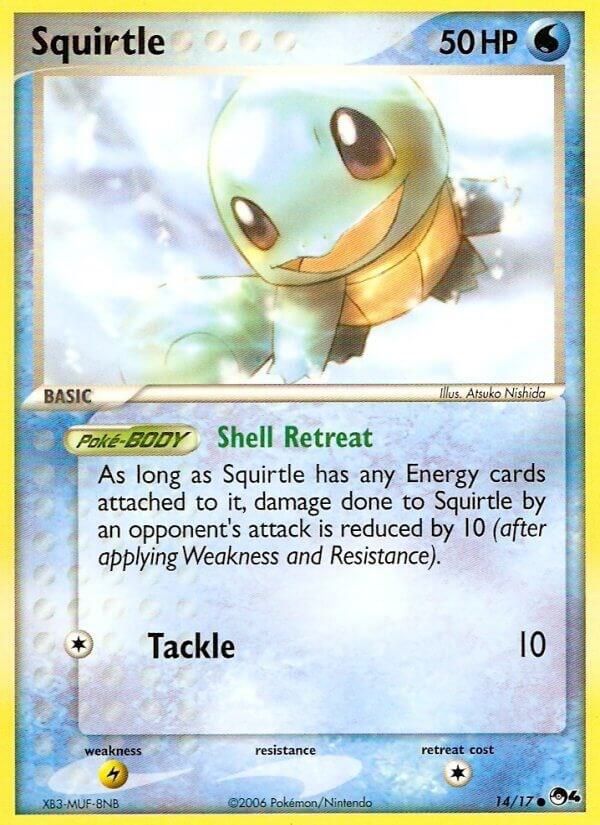 Pokemon Squirtle 14/17 POP Series 4