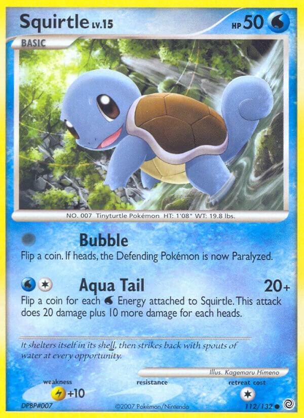 Pokemon Squirtle 112/132 Secret Wonders