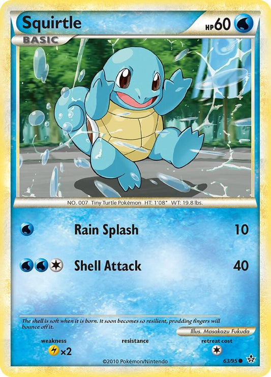 Pokemon Squirtle 63/95 Unleashed