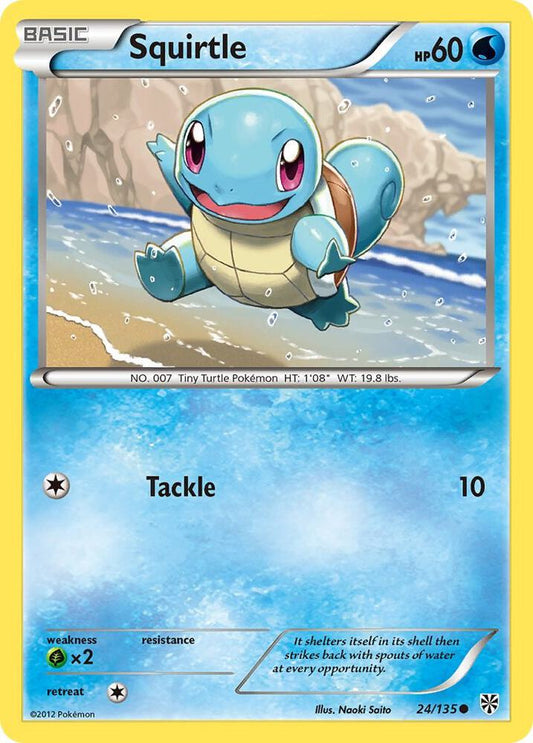 Pokemon Squirtle 24/135 Plasma Storm