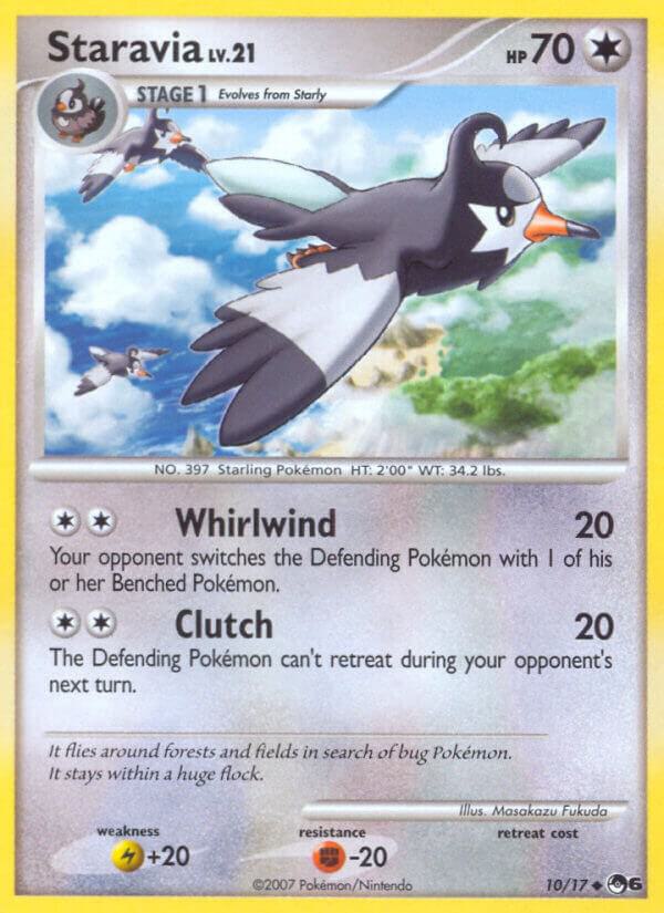 Pokemon Staravia 10/17 POP Series 6