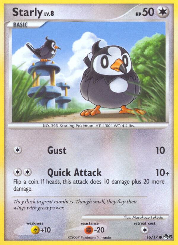 Pokemon Starly 16/17 POP Series 6