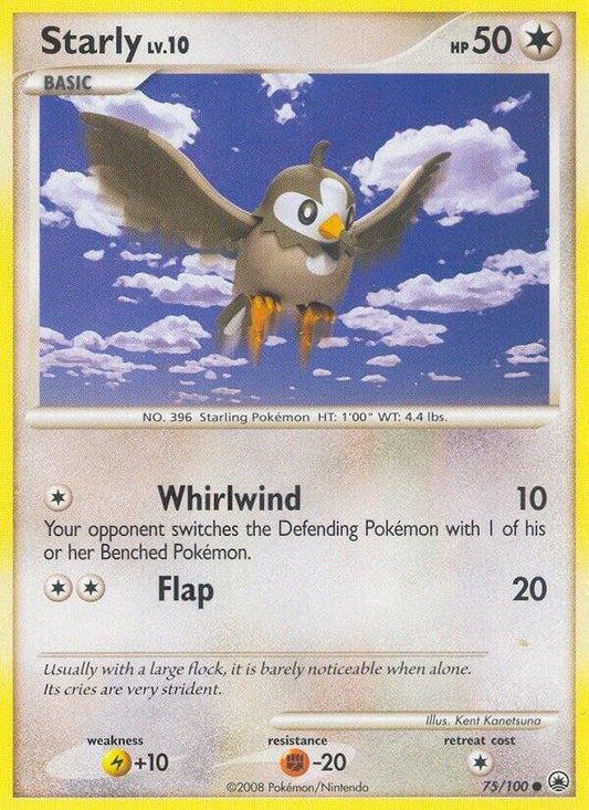 Pokemon Starly 75/100 Majestic Dawn