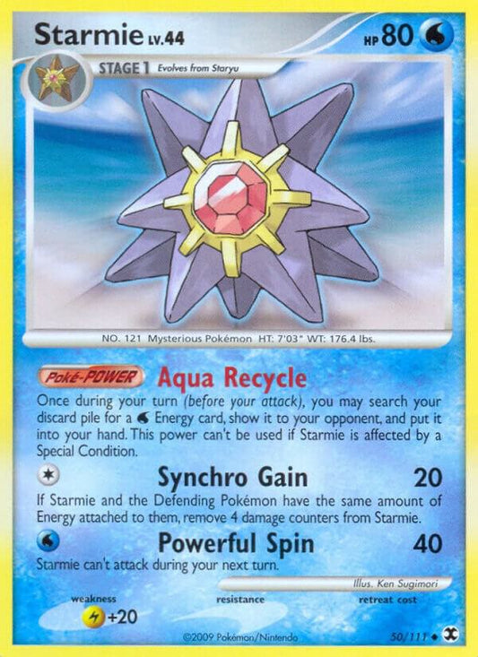 Pokemon Starmie 50/111 Rising Rivals