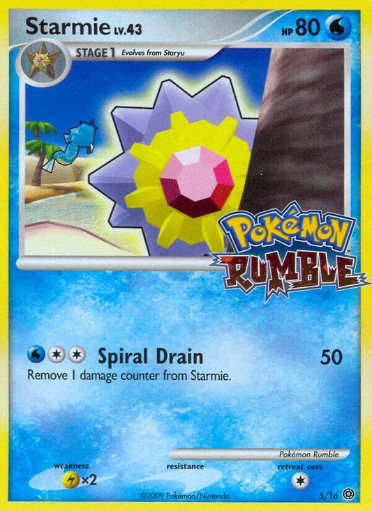 Pokemon Starmie 5/16 Pokémon Rumble