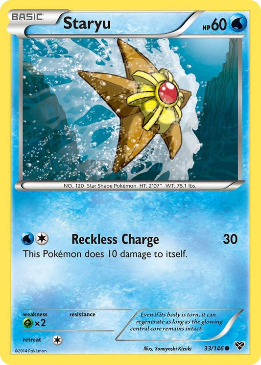 Pokemon Staryu 33/146 XY