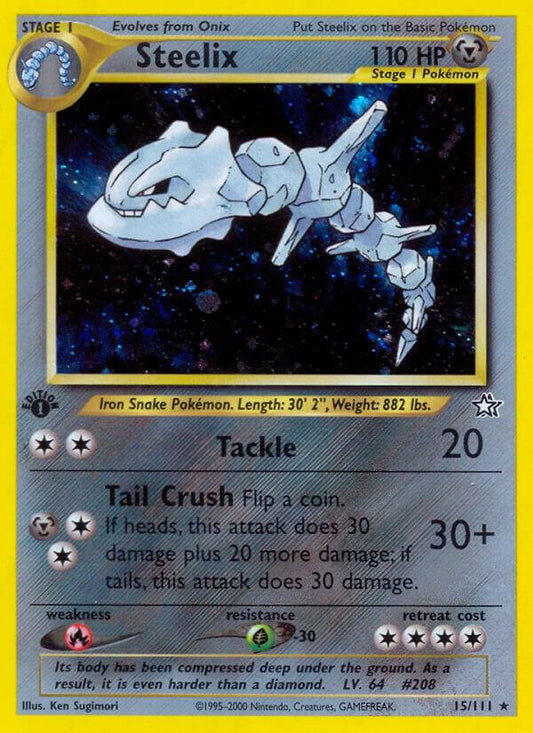 Pokemon Steelix # 15 Neo Genesis