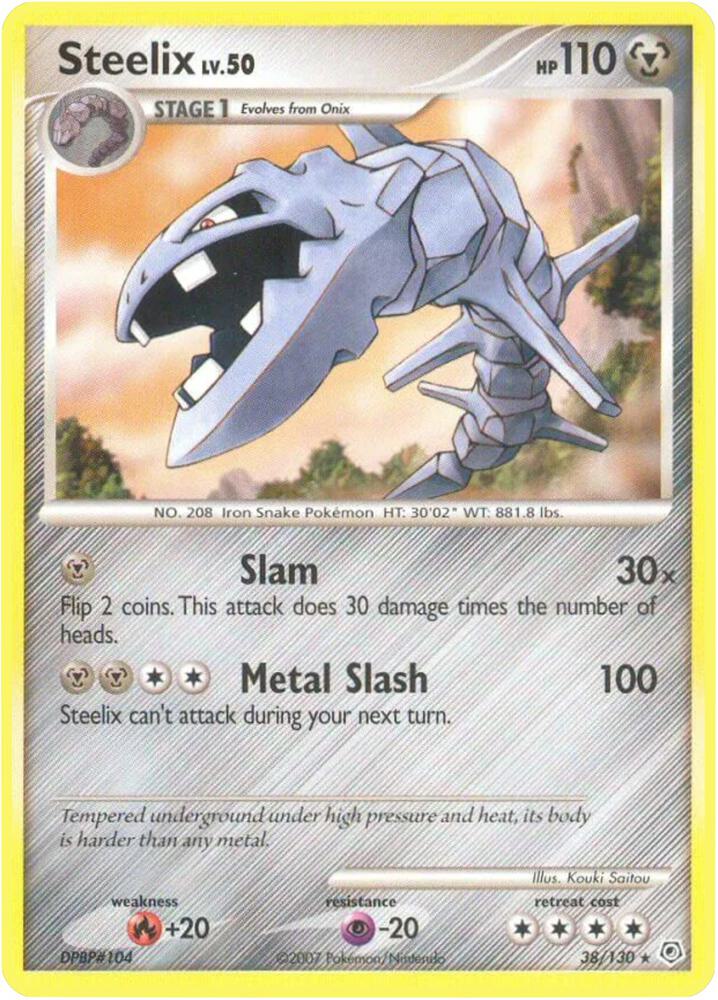 Pokemon Steelix 38/130 Diamond & Pearl