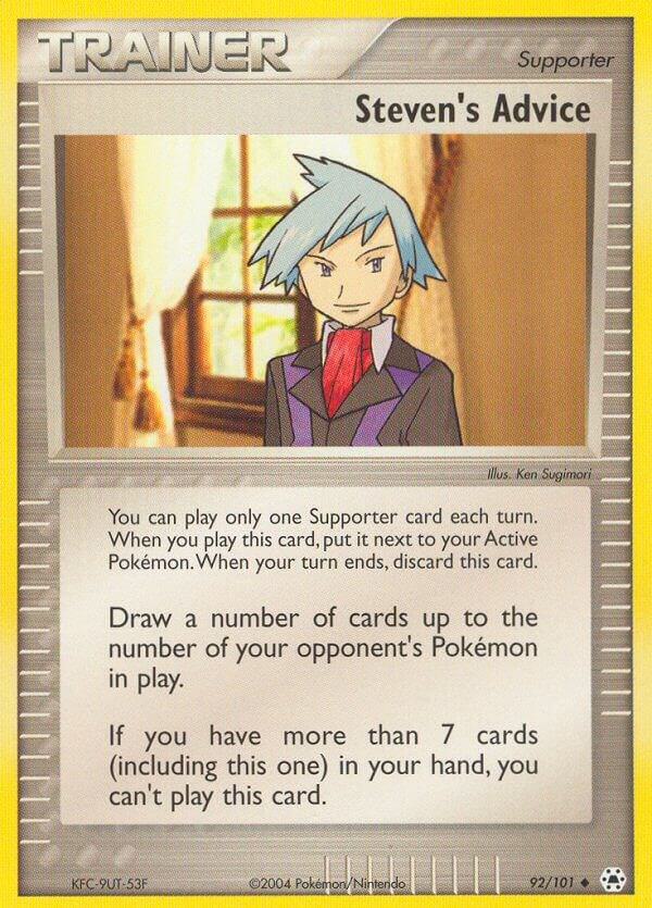 Pokemon Steven's Advice 92/101 Hidden Legends
