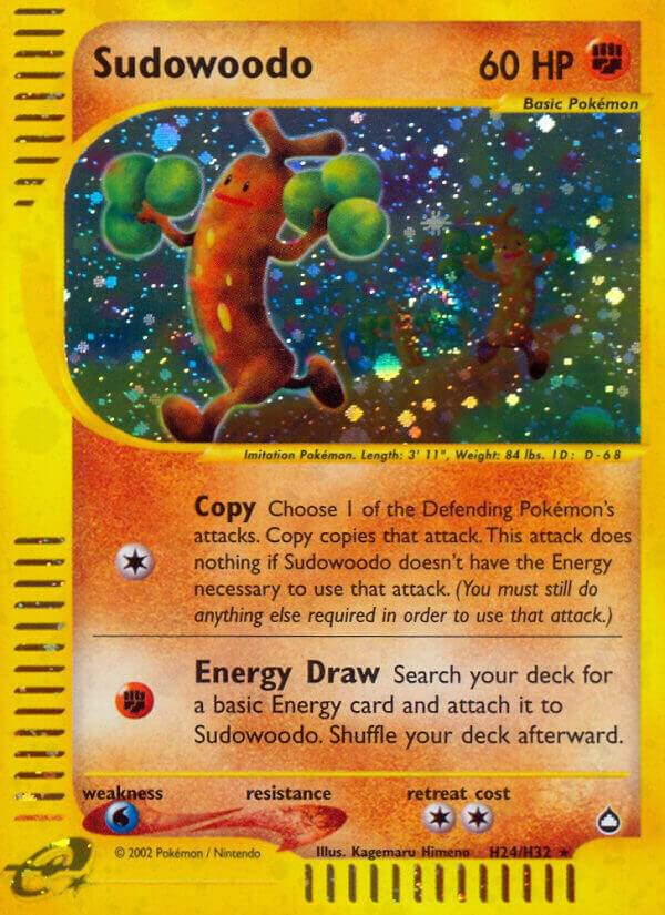 Pokemon Sudowoodo H24/147 Aquapolis