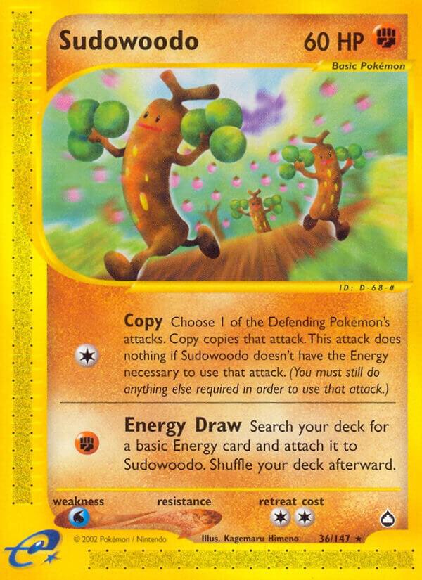 Pokemon Sudowoodo 36/147 Aquapolis