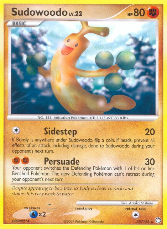 Pokemon Sudowoodo 35/123 Mysterious Treasures