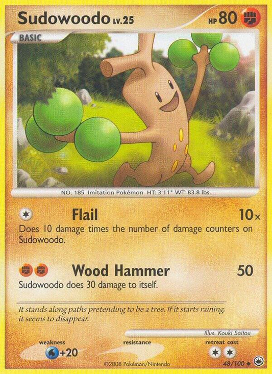 Pokemon Sudowoodo 48/100 Majestic Dawn