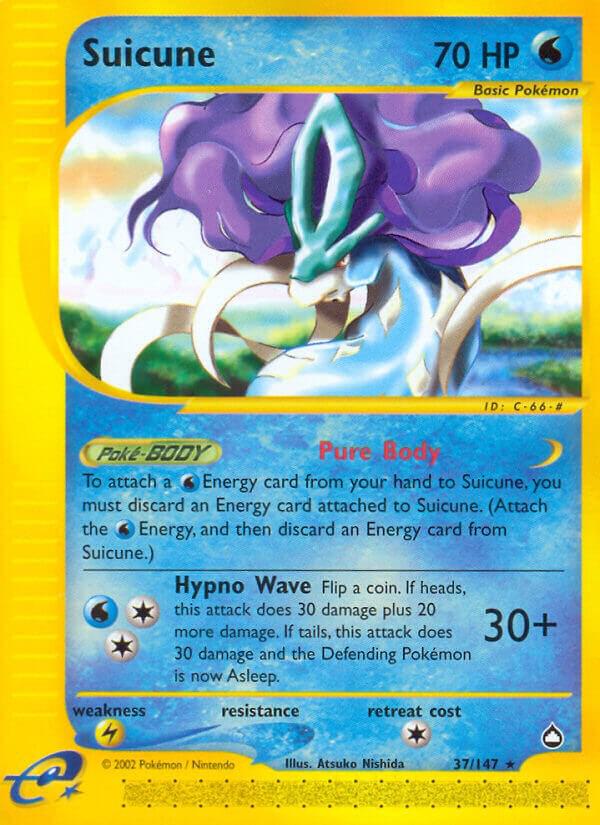 Pokemon Suicune 37/147 Aquapolis