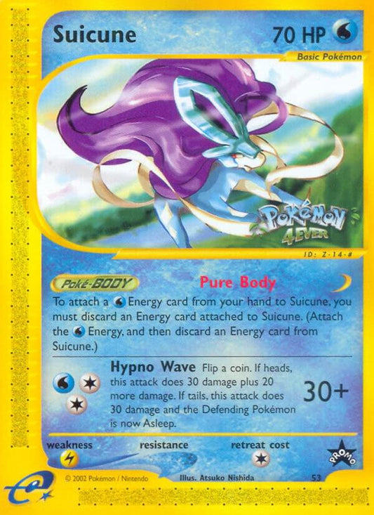 Pokemon Suicune #53 WOTC Promo