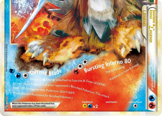 Pokemon Suicune & Entei Legend 95/95 Unleashed