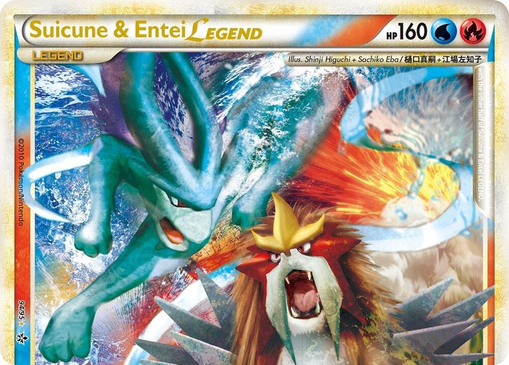 Pokemon Suicune & Entei Legend 94/95 Unleashed