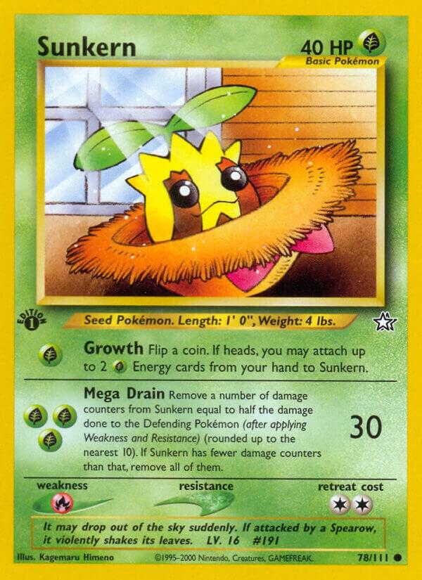 Pokemon Sunkern # 78 Neo Genesis