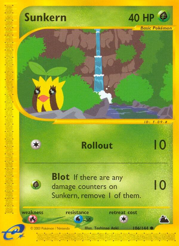Pokemon Sunkern 106/144 Skyridge