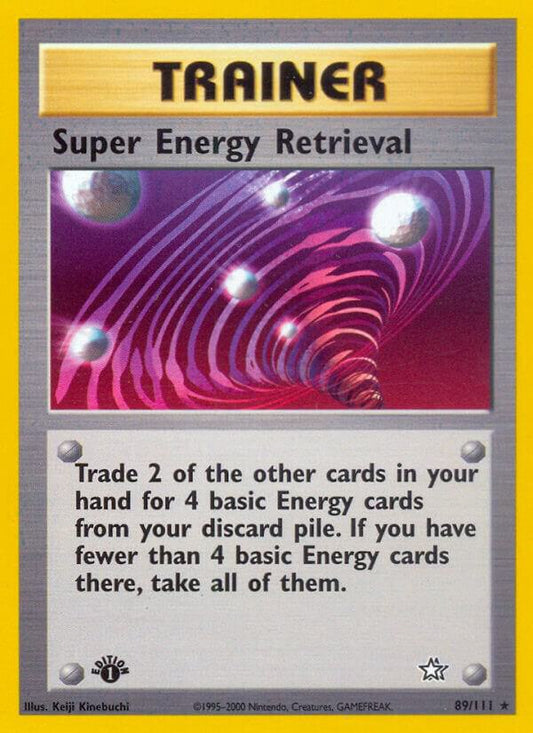Pokemon Super Energy Retrieval # 89 Neo Genesis