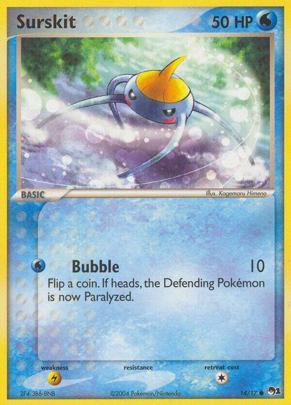 Pokémon Surskit 14/17 POP Series 1