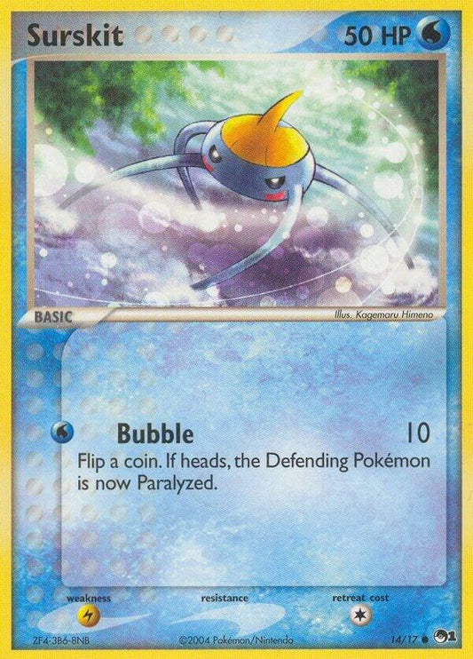 Pokémon Surskit 14/17 POP Series 1