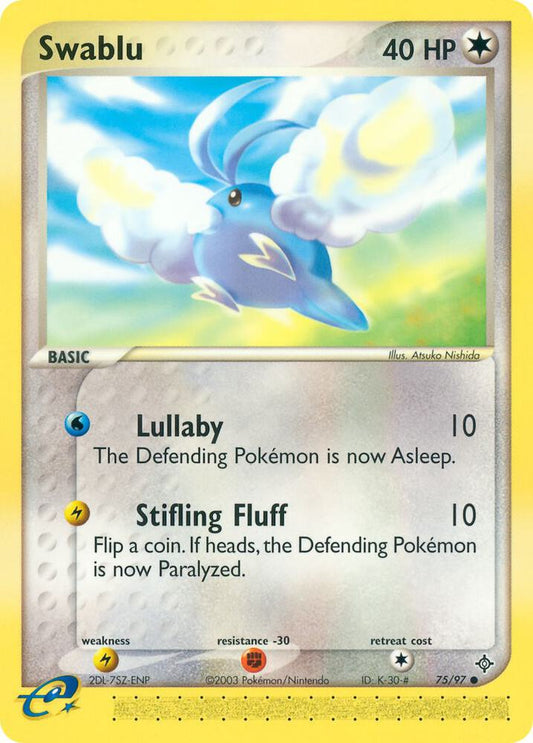 Pokemon Swablu 75/100 Dragon