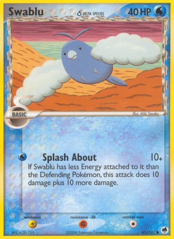 Pokemon Swablu δ 65/101 Dragon Frontiers