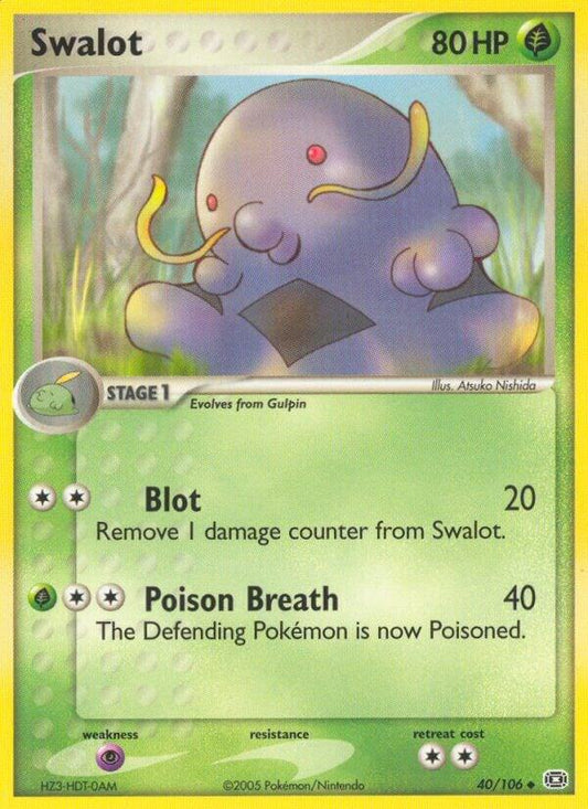 Pokemon Swalot 40/106 Emerald