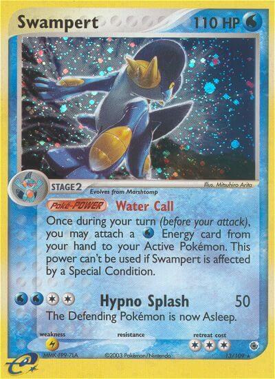 Pokemon Swampert 13/109 EX Ruby & Sapphire