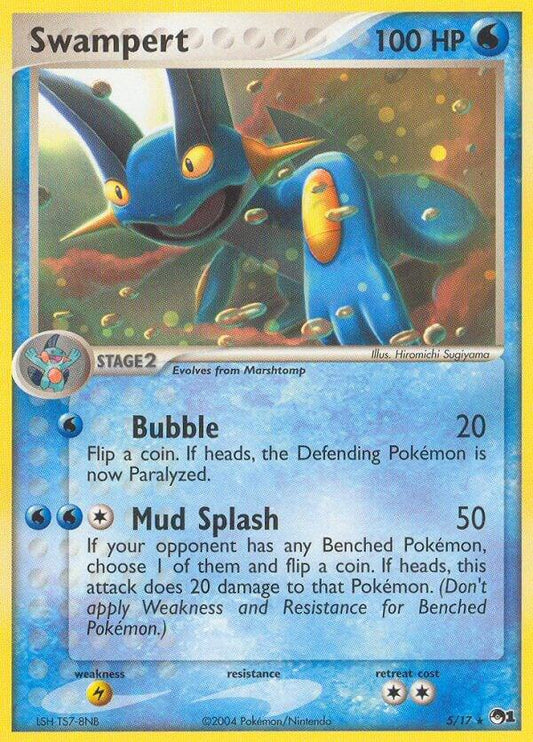 Pokémon Swampert 5/17 POP Series 1