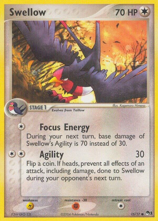 Pokémon Swellow 15/17 POP Series 1