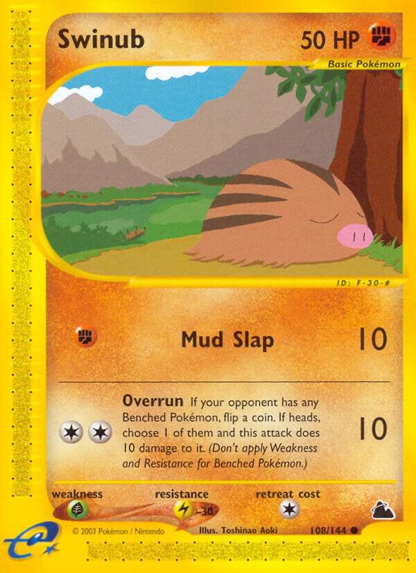 Pokemon Swinub 108/144 Skyridge