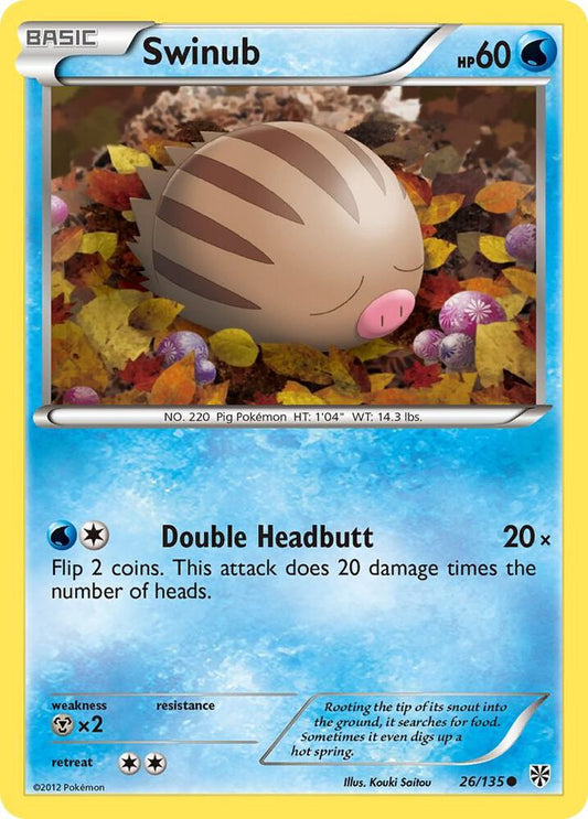 Pokemon Swinub 26/135 Plasma Storm