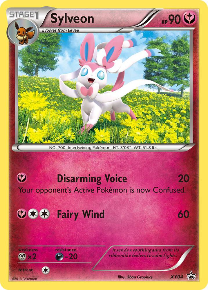 Pokemon Sylveon XY04 XY Black Star Promos