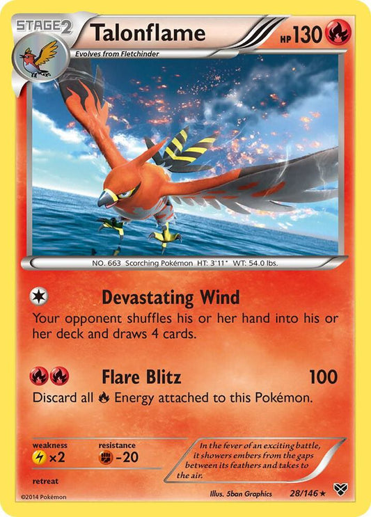 Pokemon Talonflame 28/146 XY