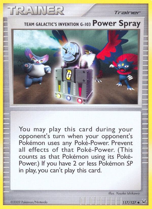 Pokemon Team Galactic's Invention G-103 Power Spray 117/127 Platinum