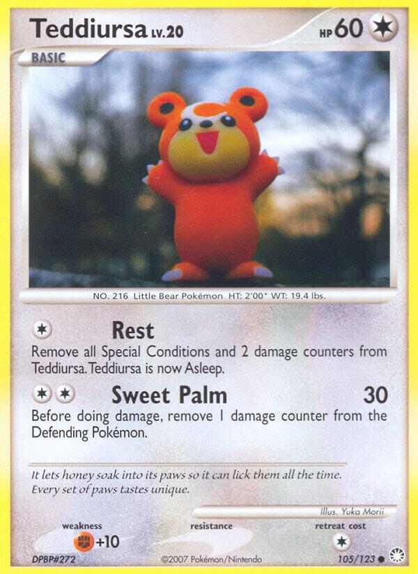 Pokemon Teddiursa 105/123 Mysterious Treasures